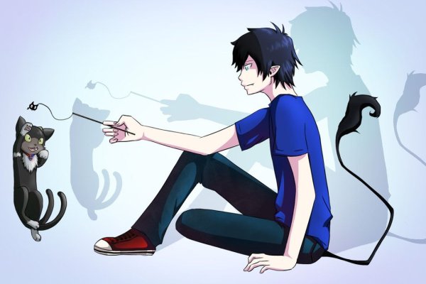 Синий экзорцист Рин и Черныш