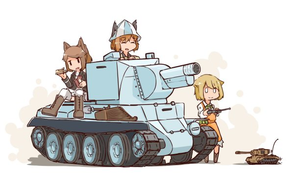 Girls und Panzer БТ 7