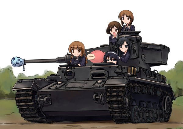 Аниме танкистки girls und Panzer