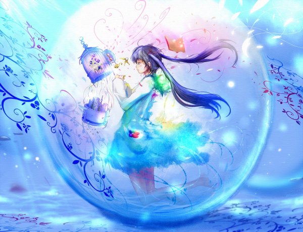 Аниме мыльные пузыри