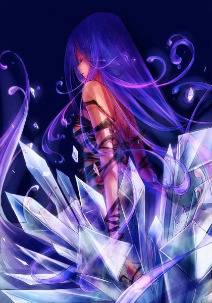 Фиолетовый арт