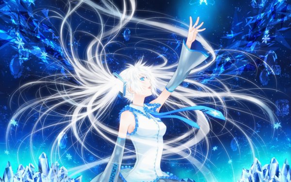 Девушка с магией льда
