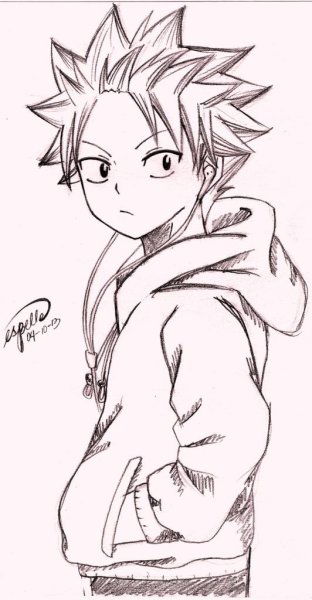 Нацу Драгнил скетч