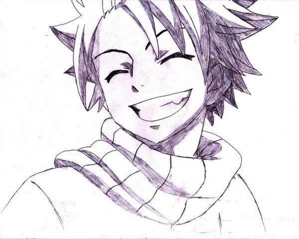 Хвост феи Нацу для срисовки