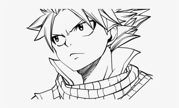 Нацу Драгнил чб