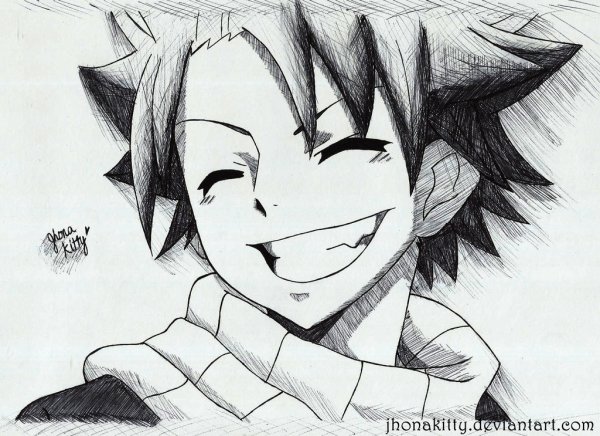 Хвост феи карандашом