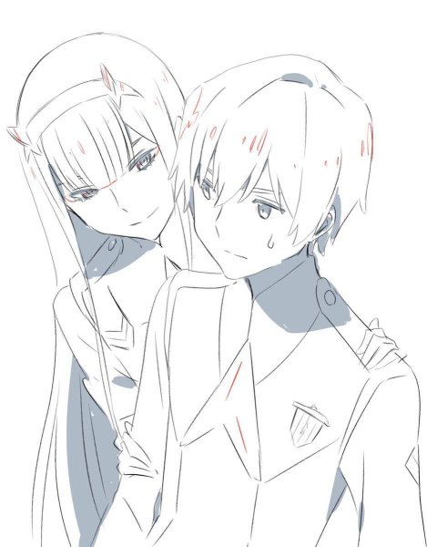 Аниме 02 и Хиро