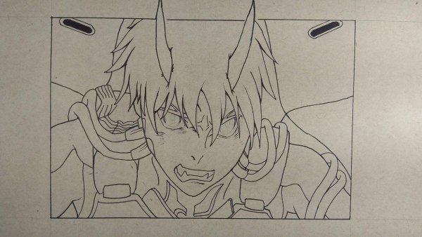 Аниме зарисовки карандашом