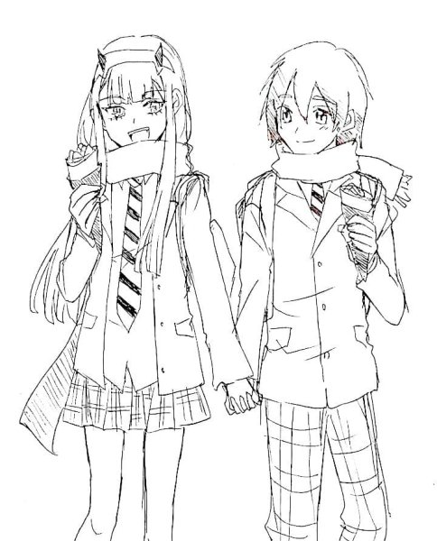 Раскраска о2 аниме