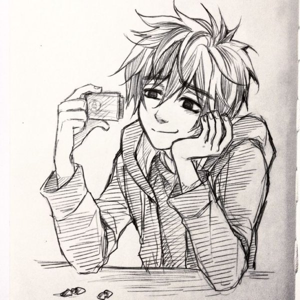 Хиро карандашом аниме
