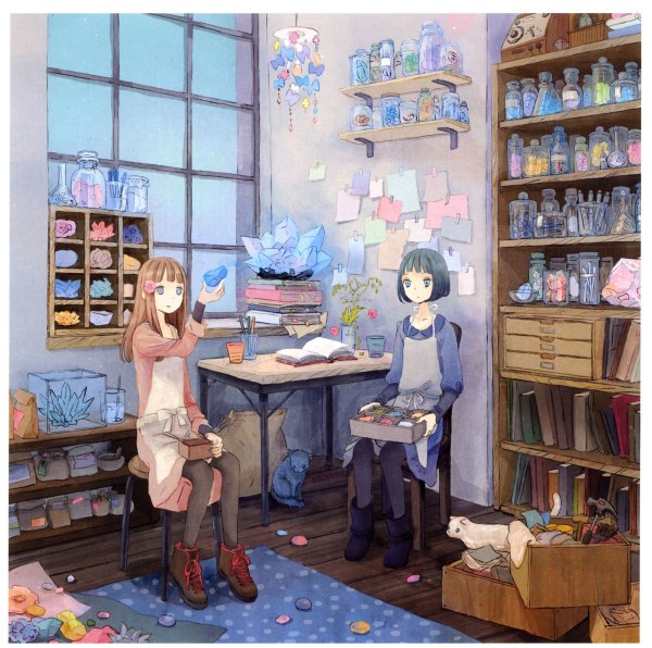 Художница в стиле аниме