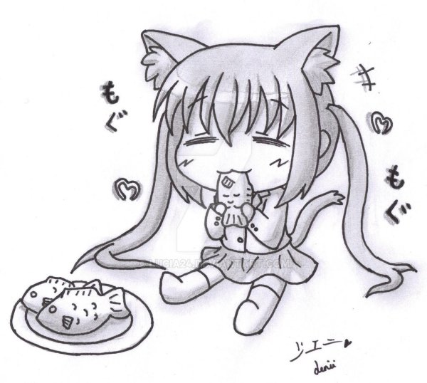 Аниме рисунки карандашом