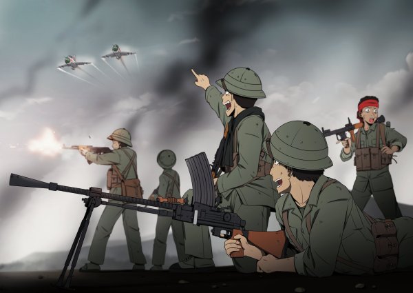 Война во Вьетнаме арт аниме