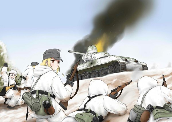 Аниме 2 мировая война Вермахт