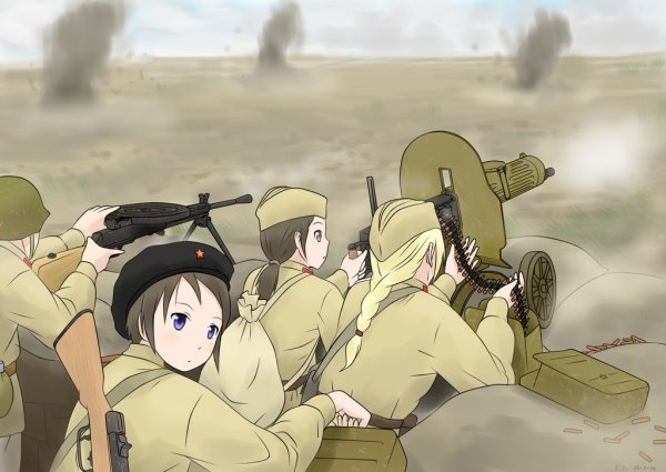 Советский солдат аниме