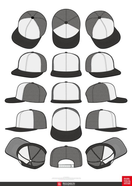 Кепка референс для рисования