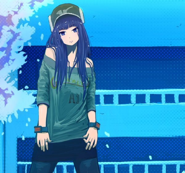 Аниме девушка пацанка