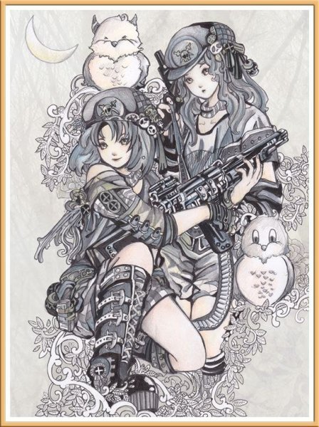 Рисунки в стиле аниме сложные