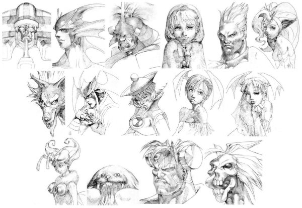 Зарисовки персонажей