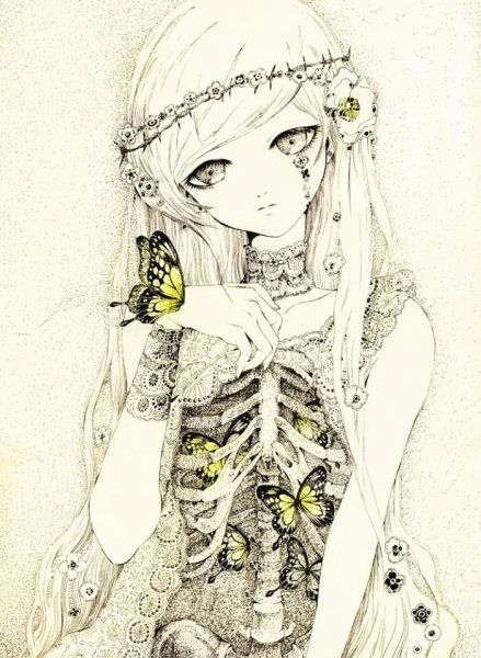 Аниме девушки скиолеты