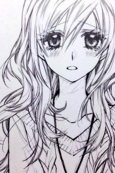Аниме рисунки карандашом