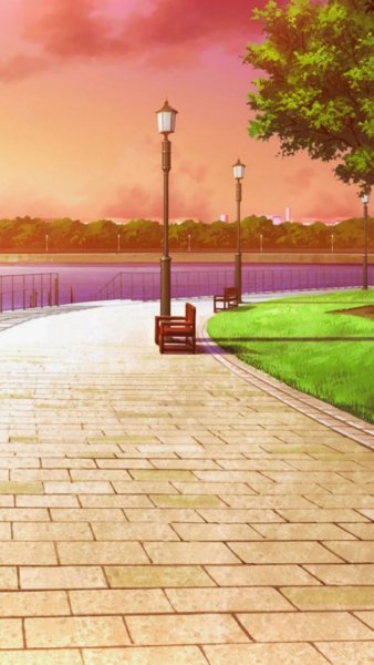 Фон сада для гача лайф