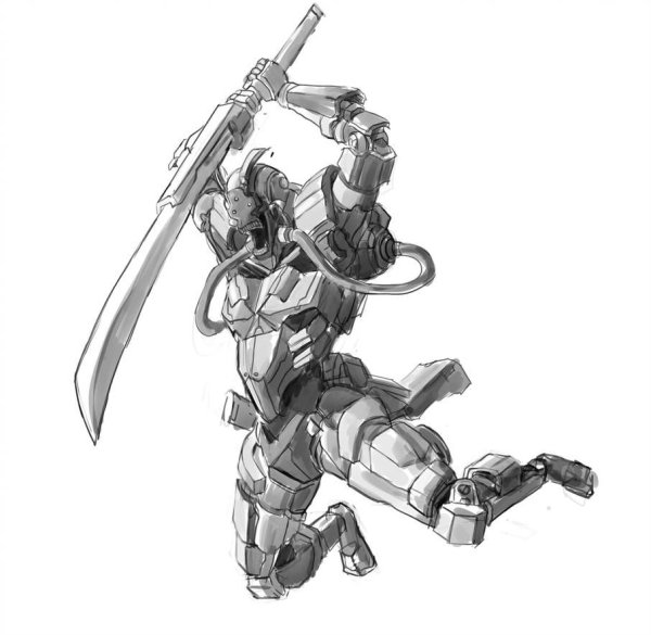 Аниме девушки роботы