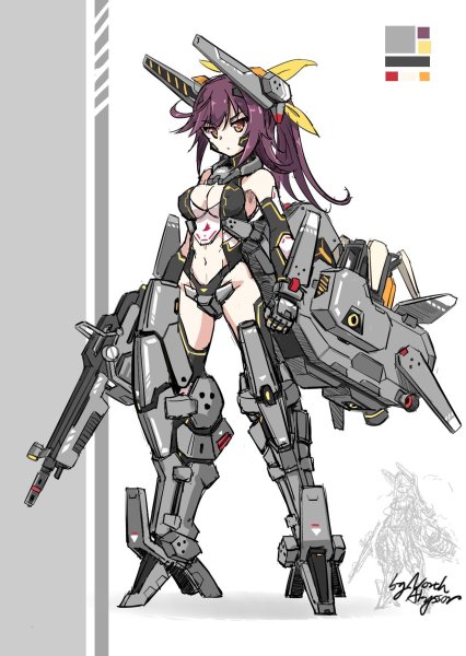 Рисование роботов в аниме