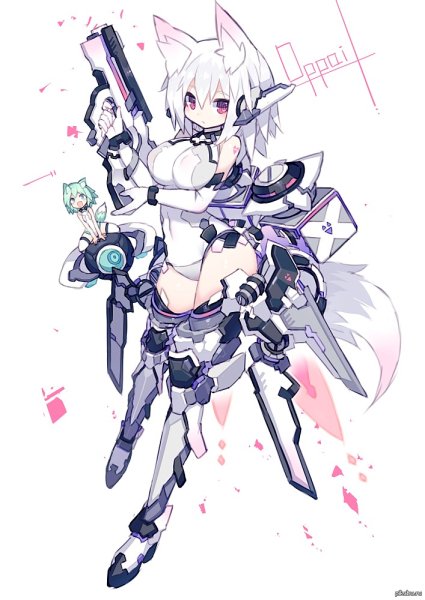 Аниме девочка робот