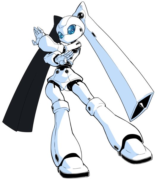 Девушка робот рисунок