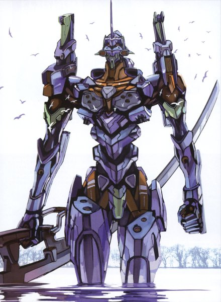 Мех робот с мечом