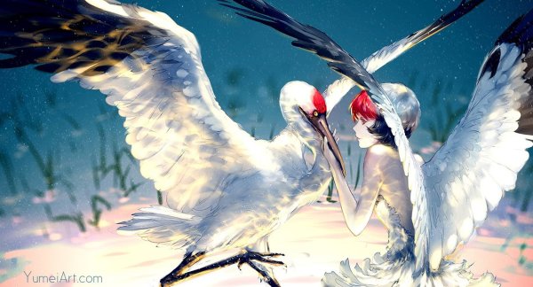 Журавль Цуру фэнтези