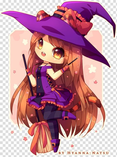 Аниме ведьмы Чиби