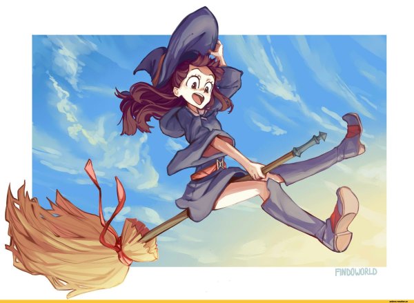 Академия ведьмочек метла