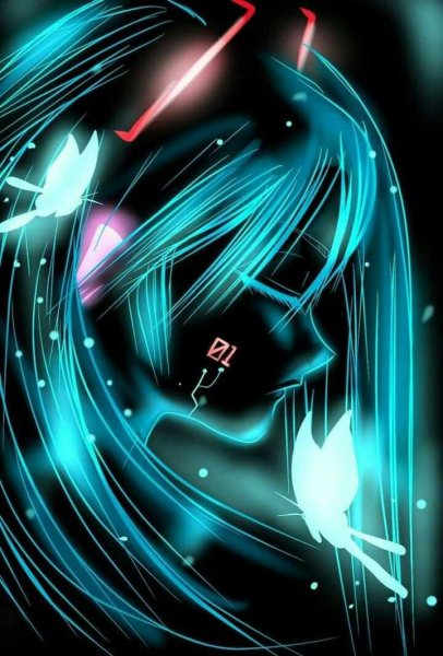 Мику Хатсуне неоновая