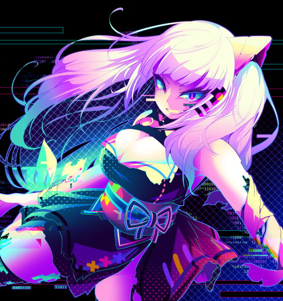 Аниме гирл неон