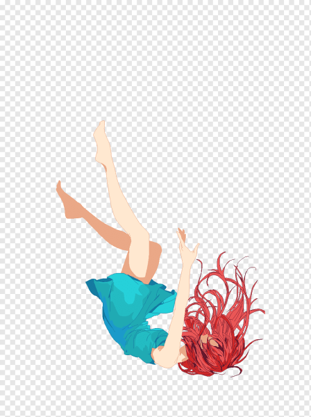 Девушка тонет