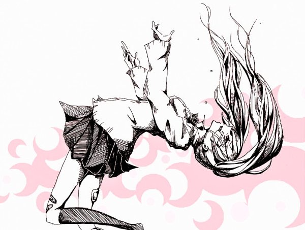 Аниме падение девушки