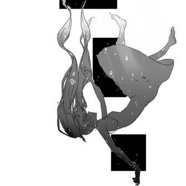 Аниме девушка падает