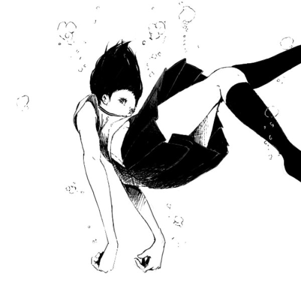 Аниме девушка упала на парня