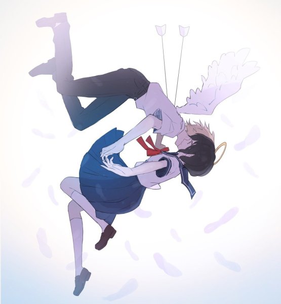 Падающий человек зарисовка