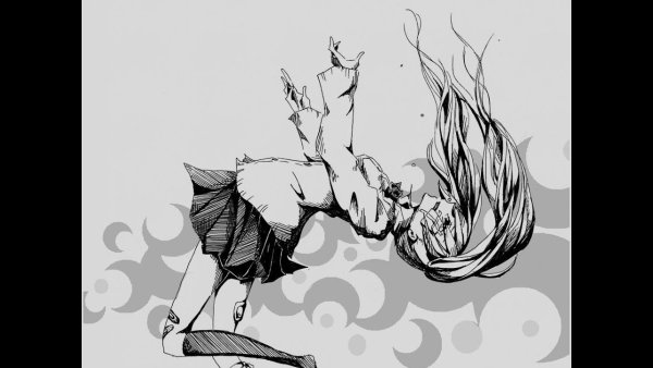 Падение с крыши арт