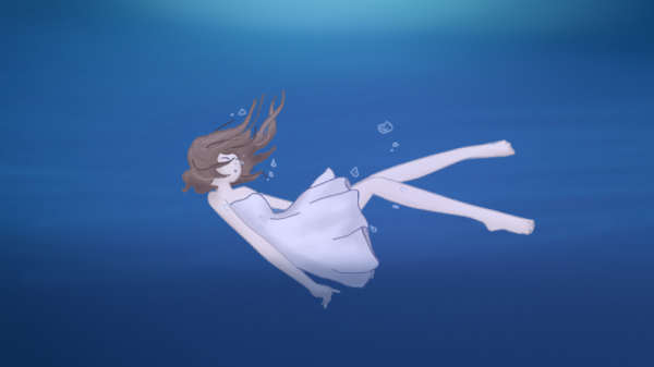 Набросок падающего человека