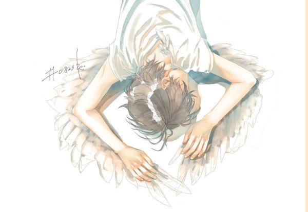 Тонущий человек арт аниме