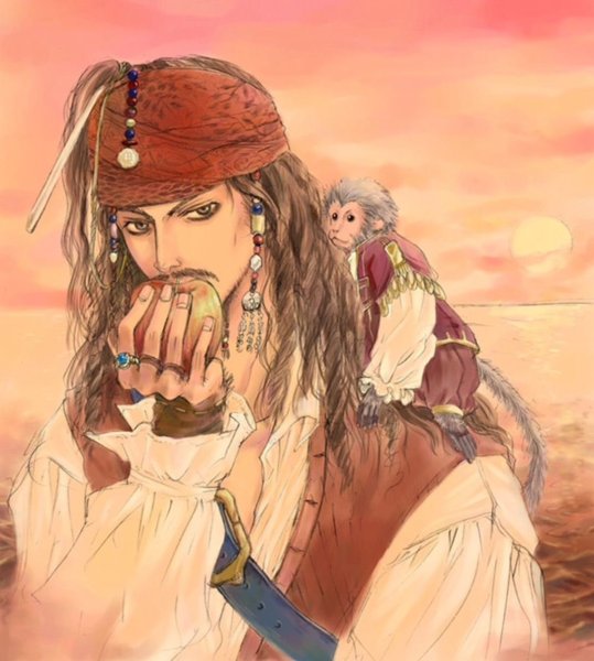 Рисунки карандашом пиратки