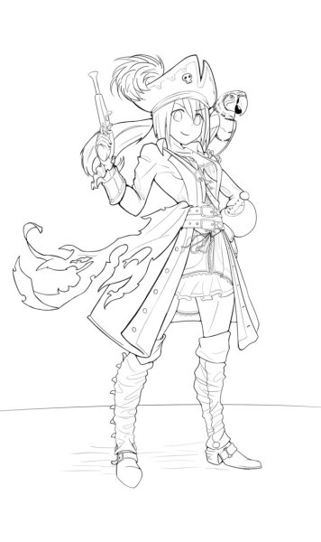 Мику Хатсуне пират