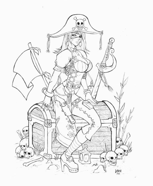 Пират скетч