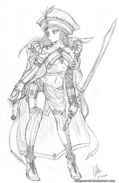 Концепты персонажей пират