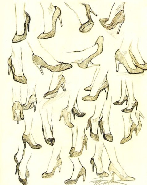 Туфли с разных ракурсов