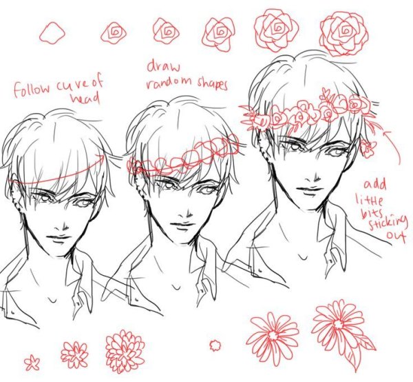 Референсы для рисования цветов